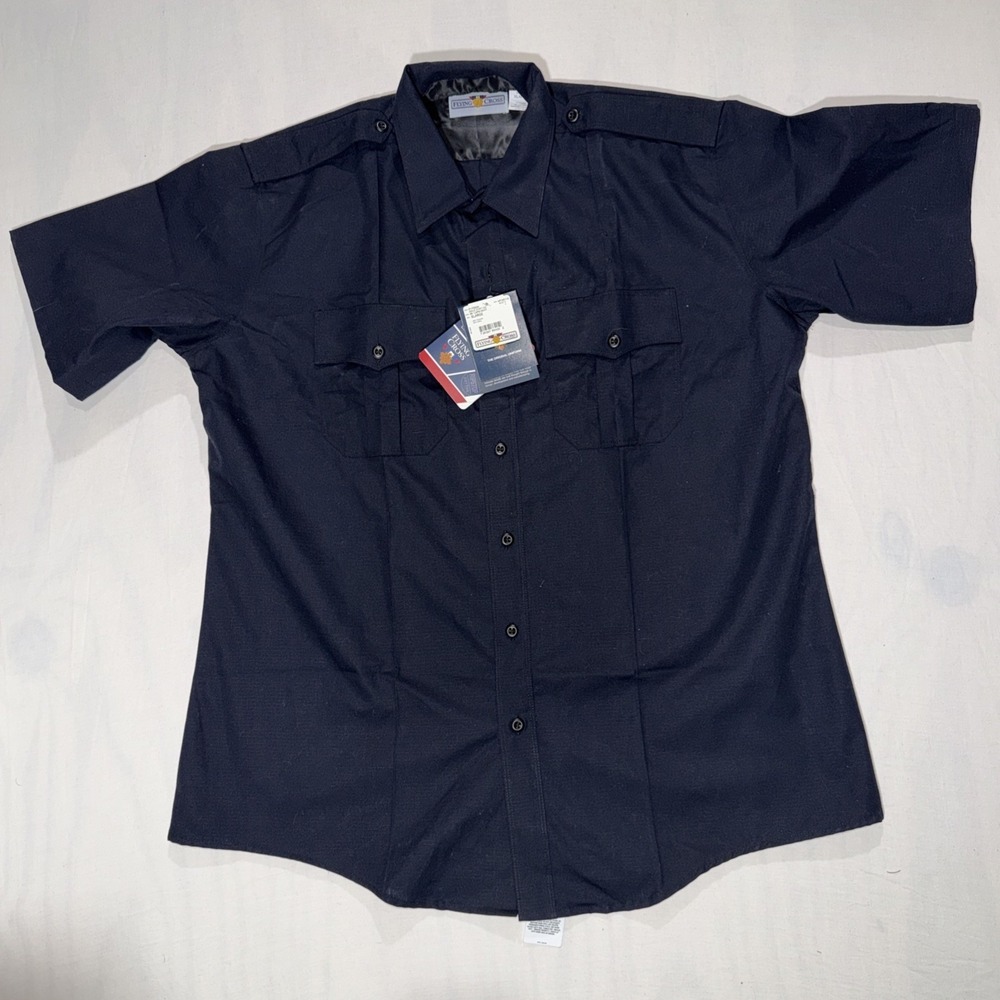 Flying Cross Men's Fx Class A Short Sleeve Duty Shirt Size XL LAPD Navy